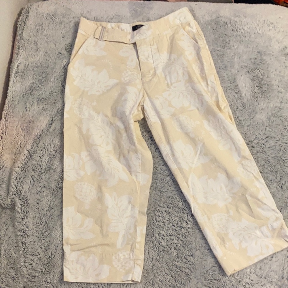 Weird floral khakis